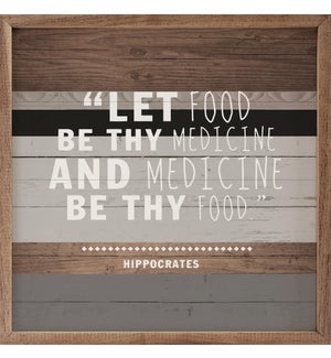Food And Medicine Stripe Gray